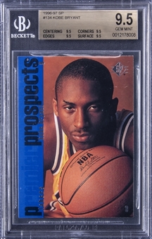 1996-97 Upper Deck SP #134 Kobe Bryant Rookie Card - BGS GEM MINT 9.5